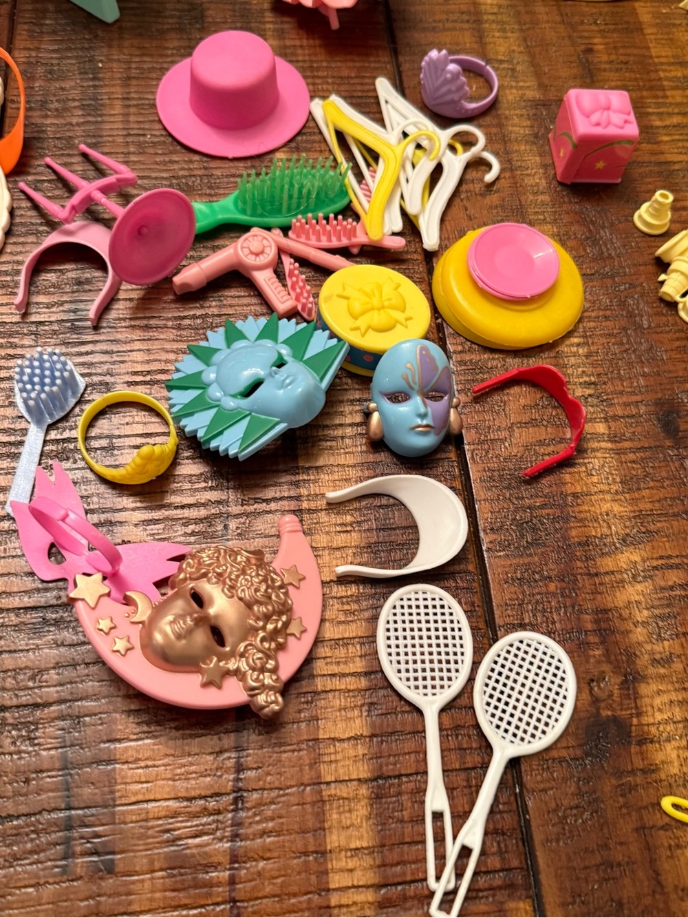 Vintage Barbie Accessories Lot Furniture Music Rockers Chairs Masks 1980s 1990s - Picture 10 of 15